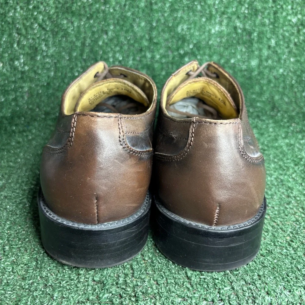 Dockers Phoenician Mahogany Dress Shoes Leather Moc Toe Oxford Brown Mens Sz 10M